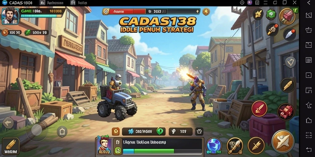 Tampilan gameplay CADAS138 yang menarik dan penuh warna.