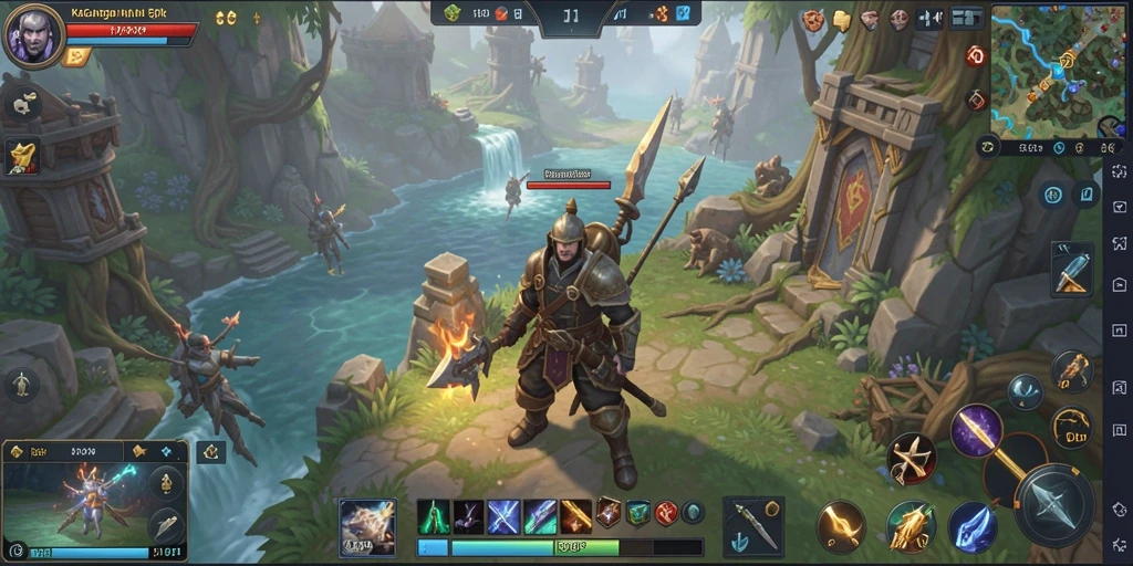 Gameplay seru KAGANDAN dalam dunia MMORPG yang luas.