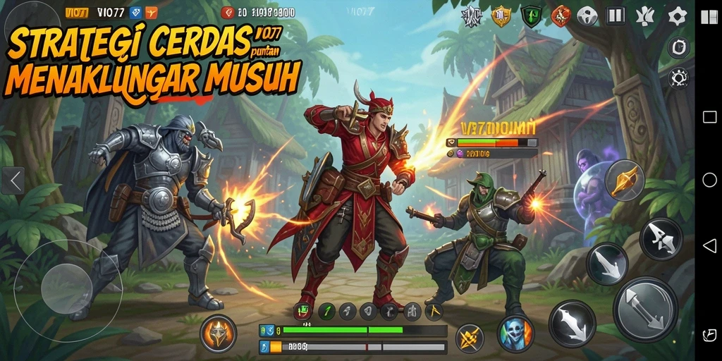 Tampilan strategi memukau dalam gameplay VIO77 yang mendebarkan.
